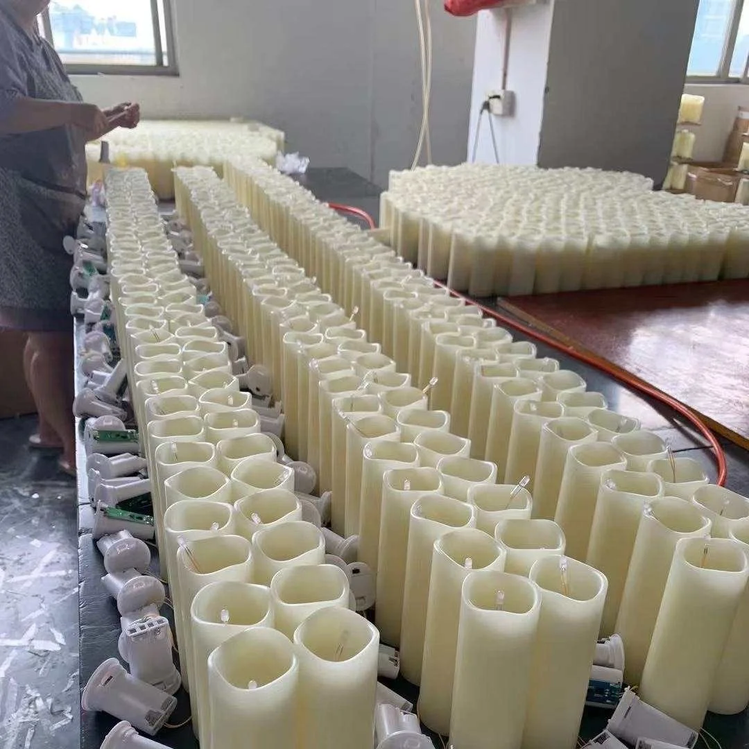 Flameless LED candle assembly line